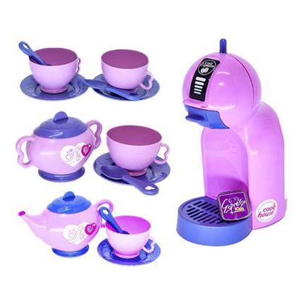 Imagem de Mega Kit Completo Infantil Cozinha Eletro Mercado 131Pç