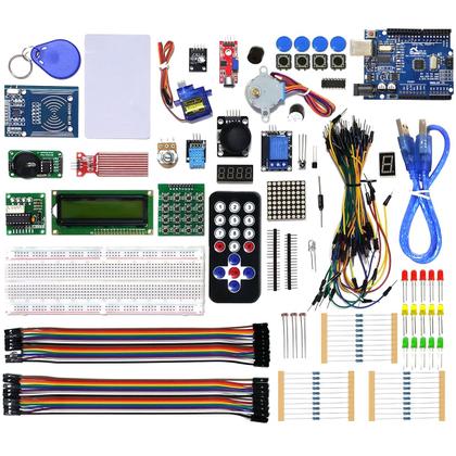 Imagem de Mega Kit Robótica Para Arduino Uno e + 200 pcs com Tutorial