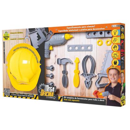 Imagem de Mega Oficina Hora Do Trabalho Kit De Ferramentas - Samba Toys