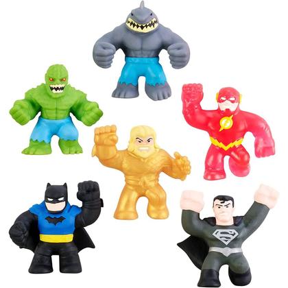 Mega Pack c/ 6 Boneco Elástico Heroes of Goo Jit Zu Minis - 6 cm