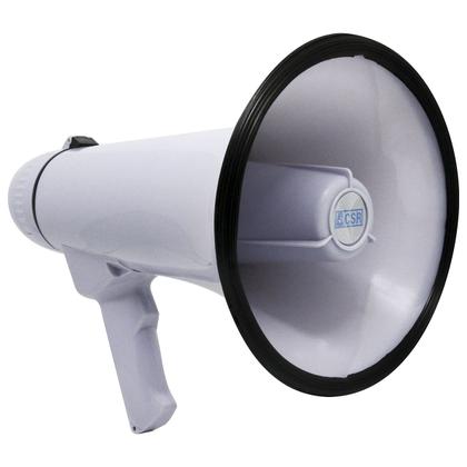 Imagem de Megafone Portátil Com Microfone E Sirene Musical 20w Csr Hmp1503