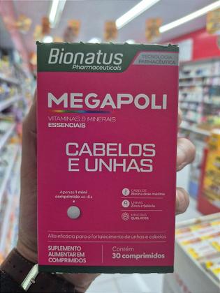 Imagem de Megapoli cabelos e unhas 30 capsulas bionatus