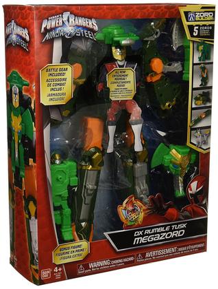 Megazord DX Rumble Tusk 5 Zords Power Rangers Ninja Steel Bandai