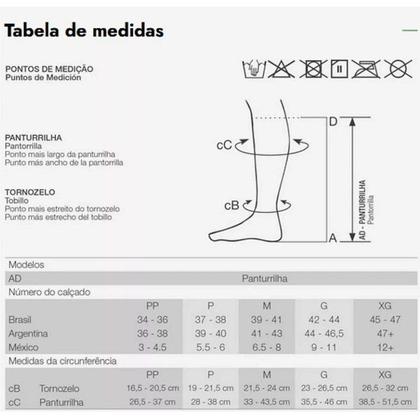 Imagem de Meia 3/4 Compressao Leve Venosan Supportline SOFT AD 18-22-MMHG