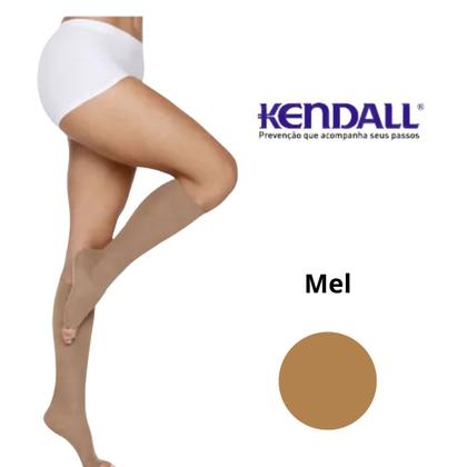 Imagem de Meia 3/4 Feminina Modelo Sem Ponteira Kendall Com Média Compressão