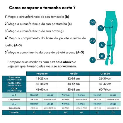 Imagem de Meia 3/4 Média Compressão 20 30mmHg Panturrilha Ponteira Aberta Dynaven Basic Sigvaris