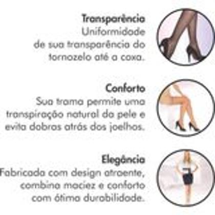 Imagem de Meia 3/4 Panturrilha 782 Ever Sheer 20-30 mmHg Ponteira Aberta Sigvaris