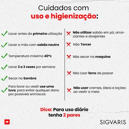 Imagem de Meia 7/8 Compressão Sigvaris Select Comfort Premium 20-30 Mmhg