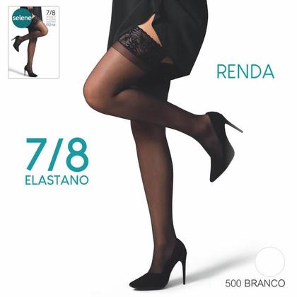 Imagem de Meia 7/8 Fio 15 Selene 9630.001 Renda Siliconada