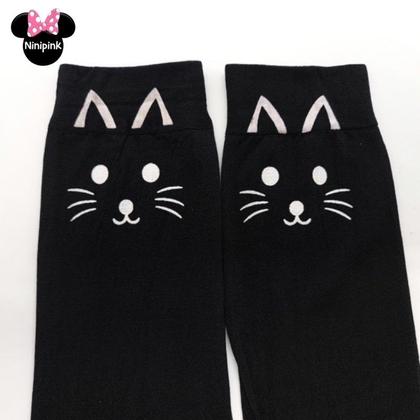 Imagem de Meia 7/8 Gato/Gatinha Com Rabo-geek Cosplay Pin Up Lolito