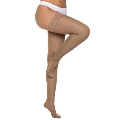 Imagem de Meia 7/8 Media Compressão Com Silicone com Ponteira 18-21Mmhg Kendall 