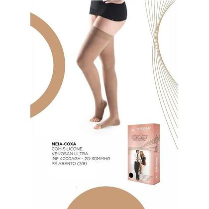 Imagem de Meia 7/8 Média Compressão Venosan 6000 AGH 20-30 PE Aberto