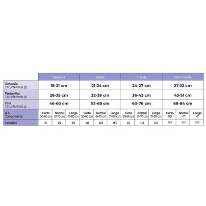 Imagem de Meia 7/8 Sigvaris Select Comfort Premium 20-30mmhg Natural