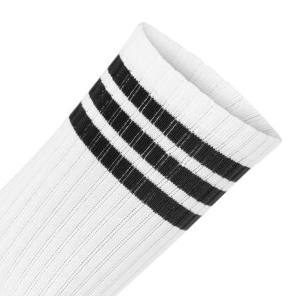 Imagem de Meia Adidas Cano Alto Três Listras Pack Com 3 Pares Branco