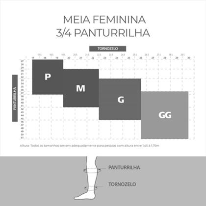 Imagem de Meia Attiva Alta Compressão 3-4 G 20-30mmHg Sigvaris