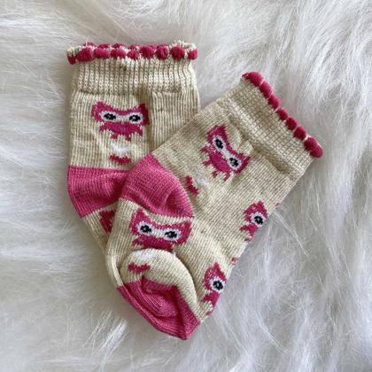 Imagem de Meia Bebê RN várias Estampada Menina em Algodão