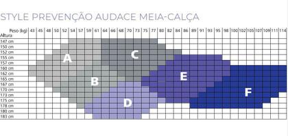 Imagem de Meia Calça 12Ob Audace 15-20Mmhg Com Ponteira Preta Sigvaris