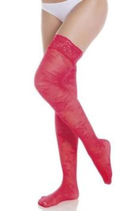 Imagem de Meia Calça 7/8 Tule Rosas Com Renda Siliconada W06026