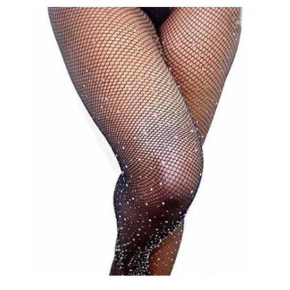 Imagem de Meia Calça Arrastão Preta Com Strass- ARCA DO TESOURO