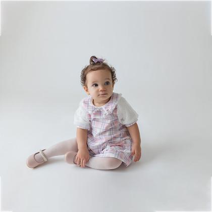 Imagem de Meia Calça Bebê FINA fio 20 Branca 05 a 24 meses- Pimpolho