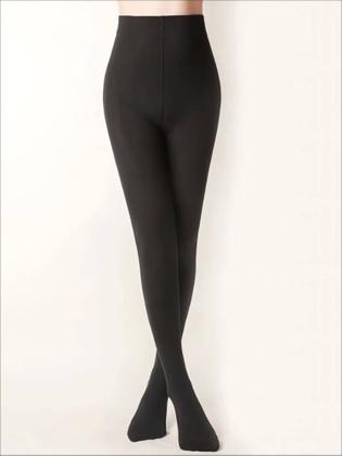 Imagem de Meia calça com pé térmica flanelada inverno tam p,m,g,gg