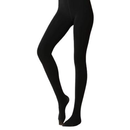 Imagem de Meia calça com pé térmica flanelada inverno tam p,m,g,gg