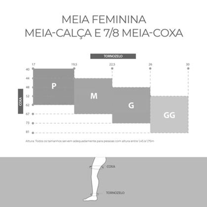 Imagem de Meia calça compressiva natural escuro sigvaris ponteira aberta