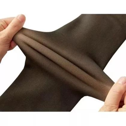 Imagem de Meia Calça De Lã Térmica Translúcida Forrada Pelinho Pelúcia