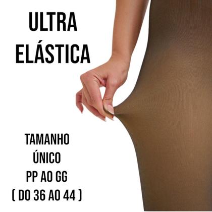 Imagem de Meia Calça Feminina De Lã Justa De Pelúciada Cintura Alta