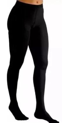 Imagem de Meia Calça Feminina Térmica Flanelada Confortável Com pé