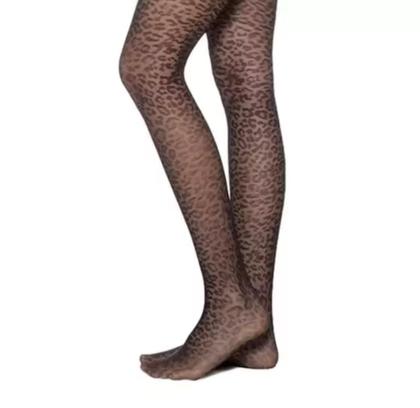 Imagem de Meia Calça Fio 20 Trend Onça Animal Print Loba By Lupo