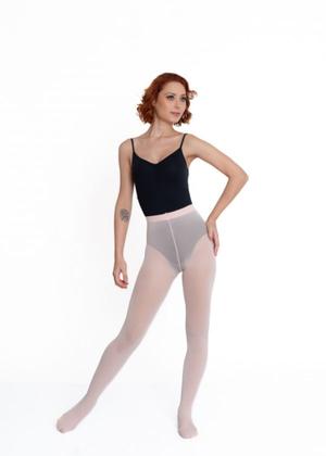 Imagem de Meia calça  fio 40 com pé para ballet cor branca .(marca marabá)