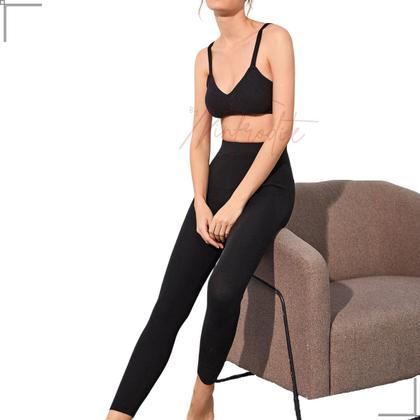 Imagem de Meia Calça Grossa Flanelada Térmica Feminina Adulto Inverno