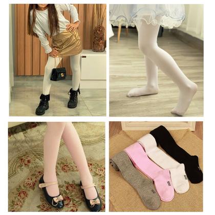 Imagem de Meia Calça Infantil Juvenil com Pé Fio 40: Kit 2 Unidades em Cores e Estampas Sortidas - 1 a 12 anos Menina