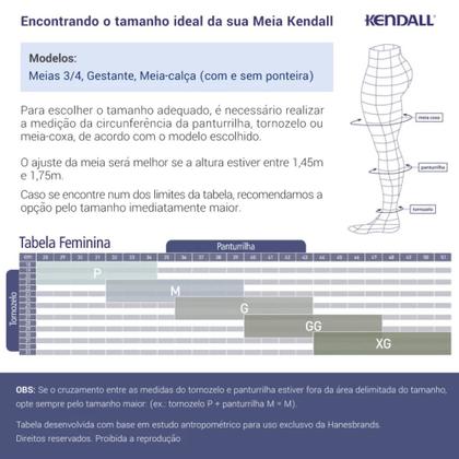 Imagem de Meia Calça Kendall (18-21 mmhg) Média Compressão sem Ponteira 1701