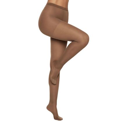 Imagem de Meia Calça Kendall Média Compressão Castanho - GG