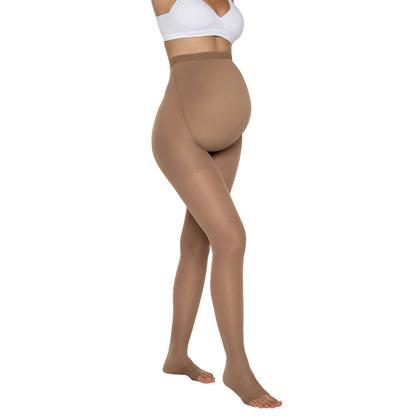 Imagem de Meia Calça Kendall Média Compressão Gestante s/Ponteira Mel - G