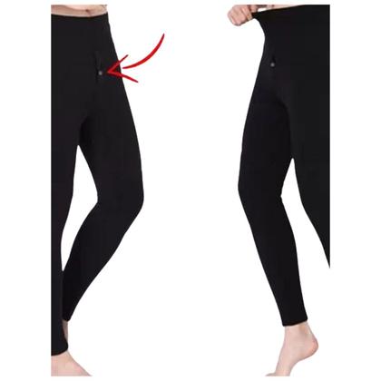 Imagem de Meia calça masculina flanelada térmica frio inverno c/ botão