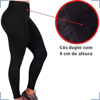 Imagem de Meia Calça Peluciada Flanelada Termica Segunda Pele Forrada Sem Pé