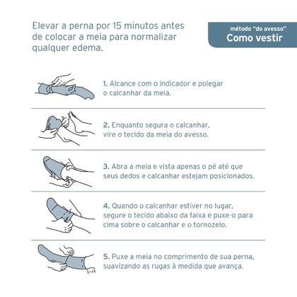 Imagem de Meia Calça Relief Compressão 20-30mmHg Ponteira Fechada - Jobst