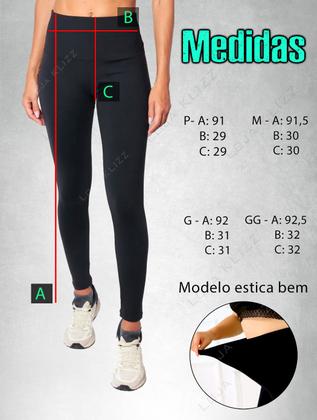 Imagem de Meia Calça Segunda Pele Térmica Flanelada Legging Unissex
