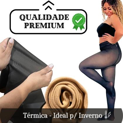 Imagem de Meia Calça Térmica com forro interno de pelúcia veludo peluciada do tam 36 ao 54 fio 80 220g