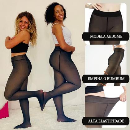 Imagem de Meia Calça Térmica com forro interno de pelúcia veludo peluciada do tam 36 ao 54 fio 80 220g