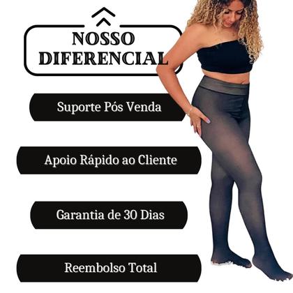 Imagem de Meia Calça Térmica com forro interno de pelúcia veludo peluciada do tam 36 ao 54 fio 80 220g