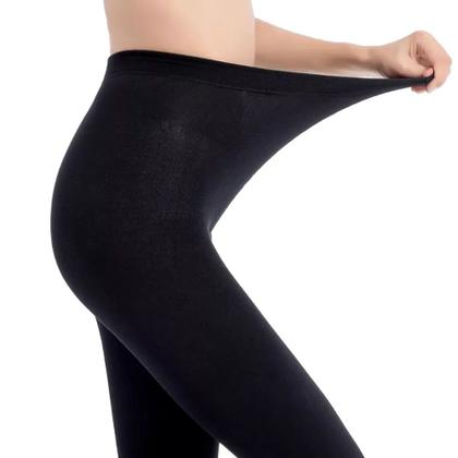 Imagem de Meia Calça Térmica Flanelada Segunda Pele com Pé - Tamanho Único