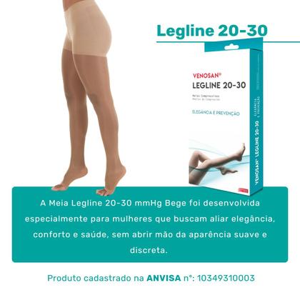Meia Calça Venosan Legline 20-30 Pé Aberto Imagem de Meia Calça Venosan Legline 20-30 Pé Aberto