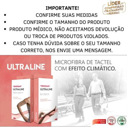 Imagem de Meia Calça Venosan Ultraline 4000 Compressão 20-30mmHg Pé Aberto Bege
