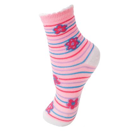 Imagem de Meia Cano Longo Infantil Menina Kit com 12 Pares