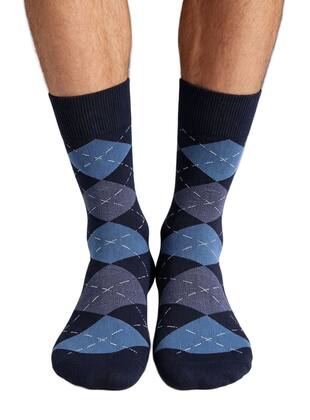 Imagem de Meia Cano Longo Lupo 01212-024 Masculina Social Sportswear Algodão T. 37/44