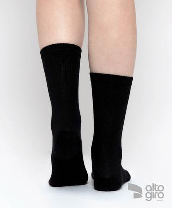 Imagem de Meia Cano Medio Alto giro 34-39 Preto